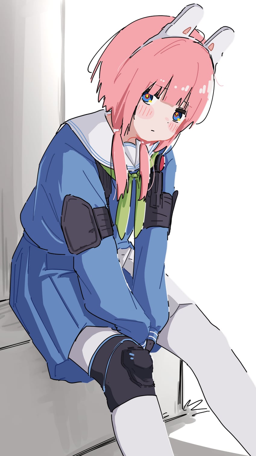 miyu and kaf (blue archive and 1 more) drawn by aoza