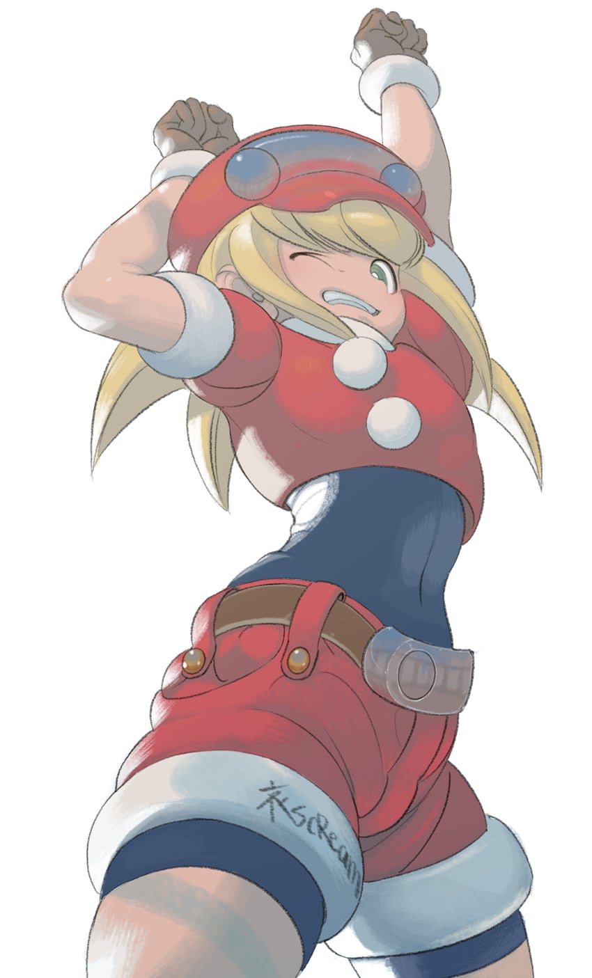 roll caskett (mega man and 1 more) drawn by zinguuzisaburou
