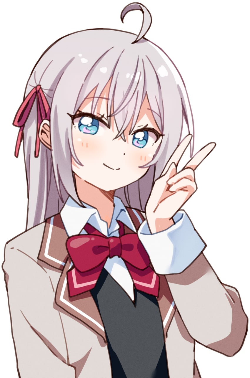 alisa mikhailovna kujou (tokidoki bosotto roshia-go de dereru tonari no alya-san) drawn by haru_(konomi_150)