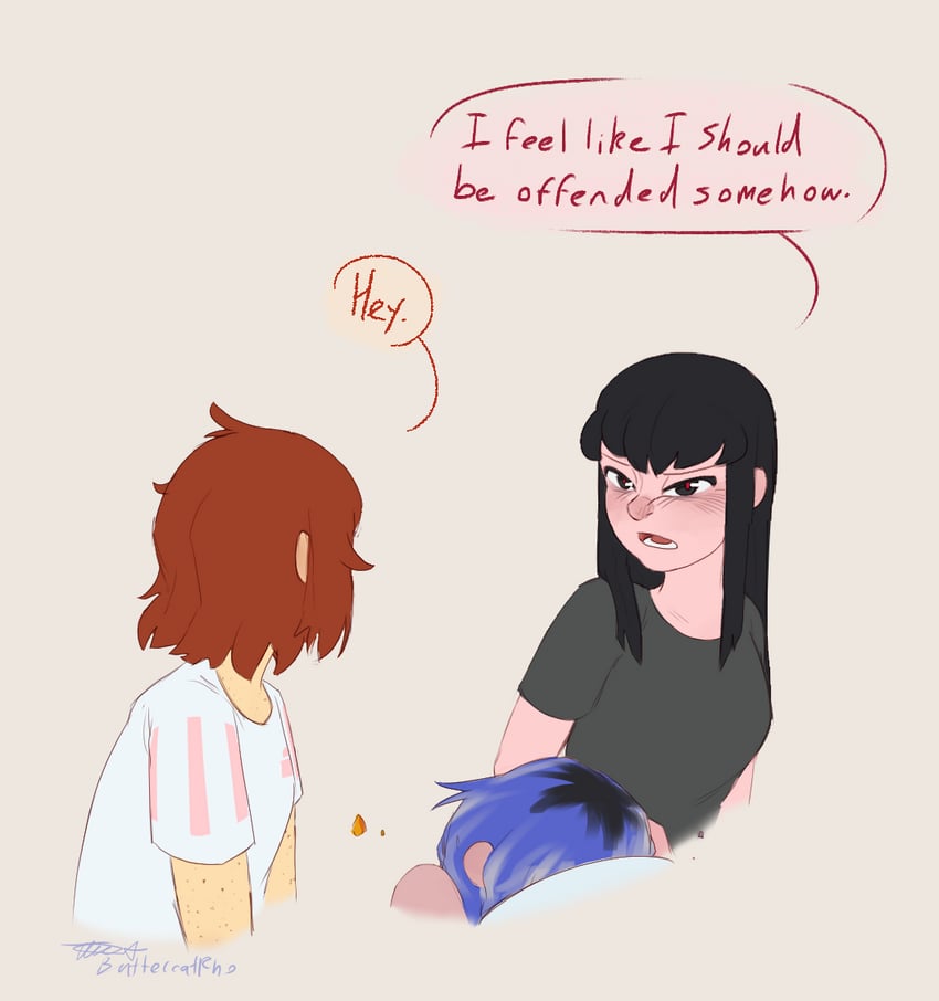lea, sakai shizuka, and emilie-sophie de belmond (crosscode) drawn by butterrhocat