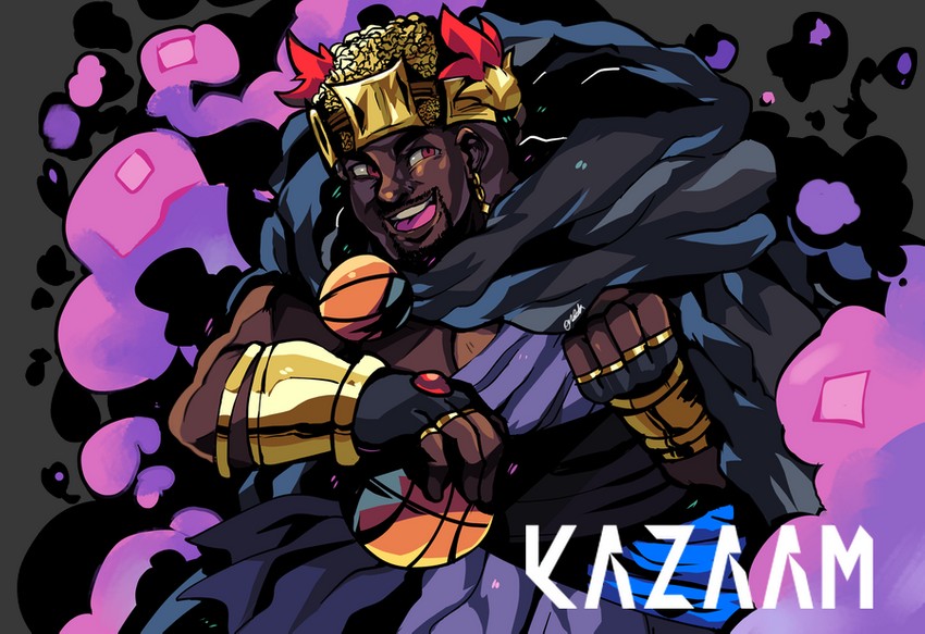 shaquille o'neal and kazaam (real life and 3 more) drawn by onsta
