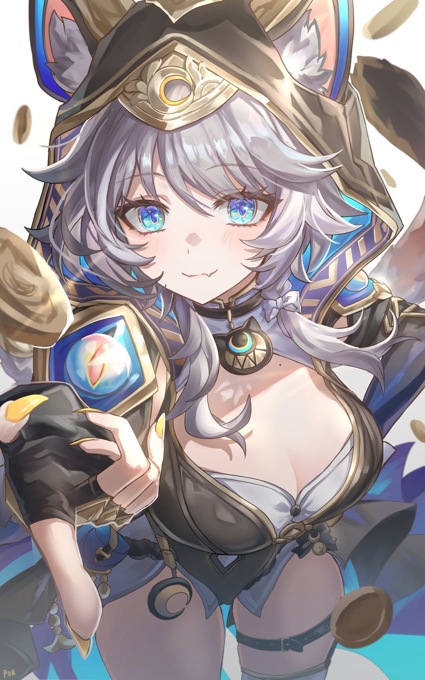 cipher (honkai and 1 more) drawn by por_(_por_tt)