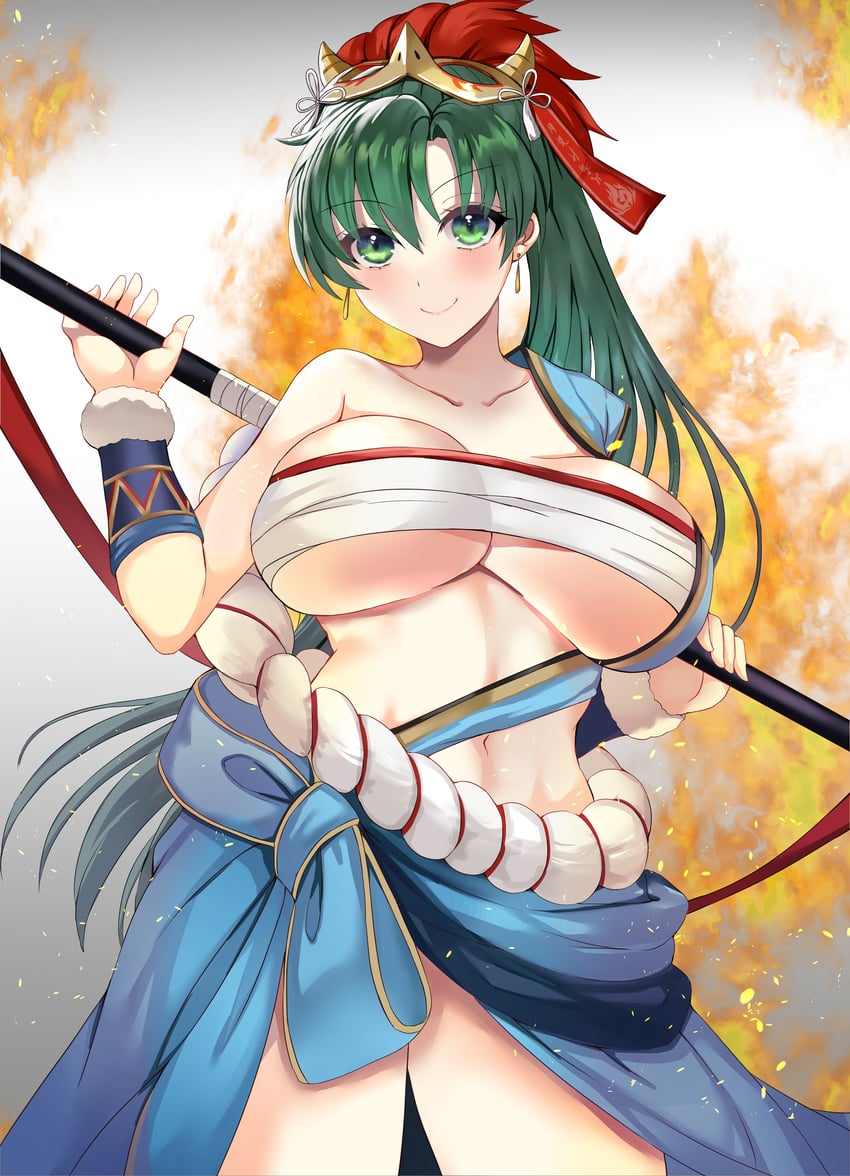 lyn (fire emblem and 2 more) drawn by tara_(szzj7733)