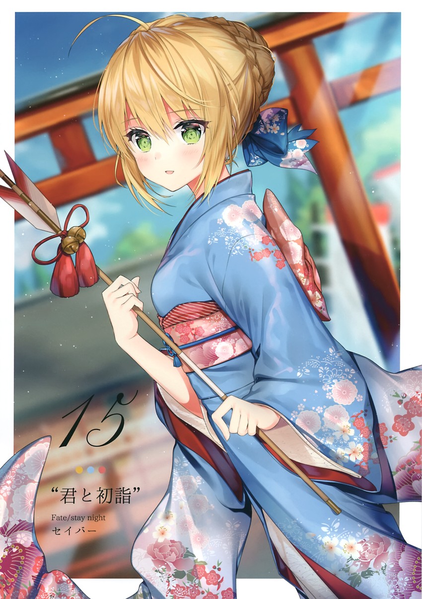 artoria pendragon and saber (fate and 1 more) drawn by necomi