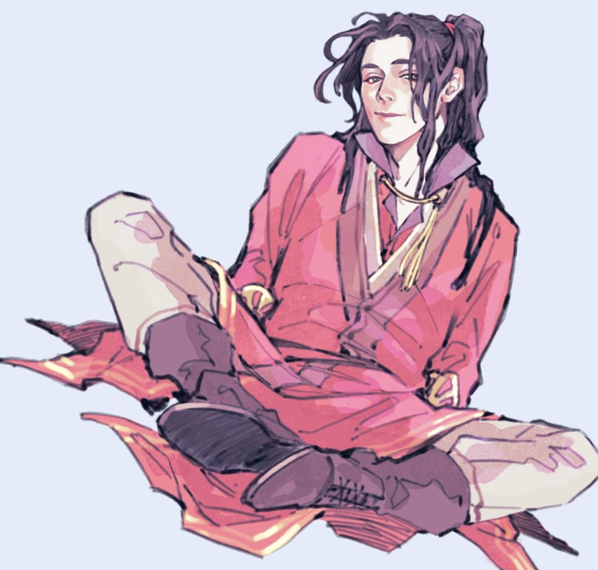 hua cheng and san lang (tianguan cifu) drawn by fiona_fu
