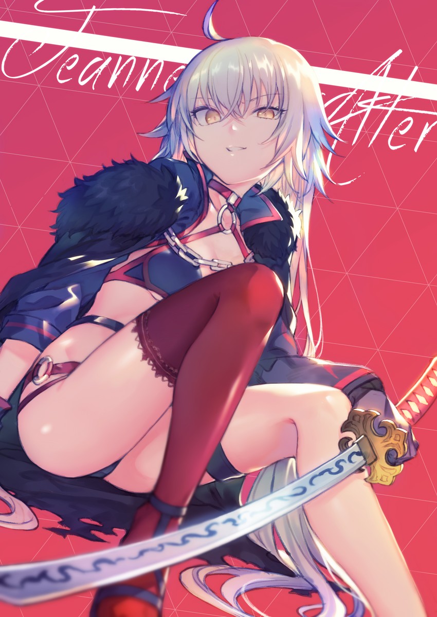 jeanne d'arc alter (fate and 1 more) drawn by en@rain