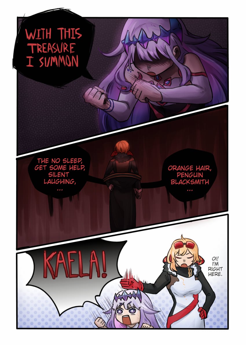koseki bijou and kaela kovalskia (hololive and 3 more) drawn by p0tart0