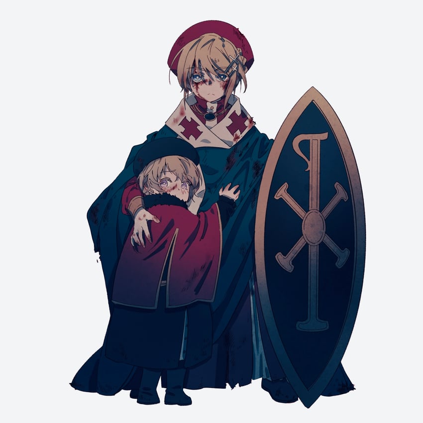 russia and ukraine (axis powers hetalia) drawn by fermium.ice