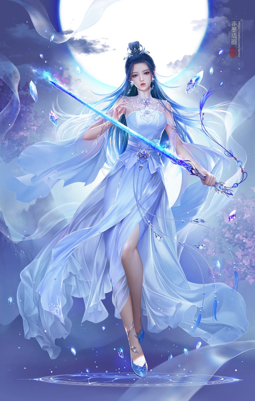 lu xueqi (zhu xian) drawn by feng_wu_huai_hua_2020