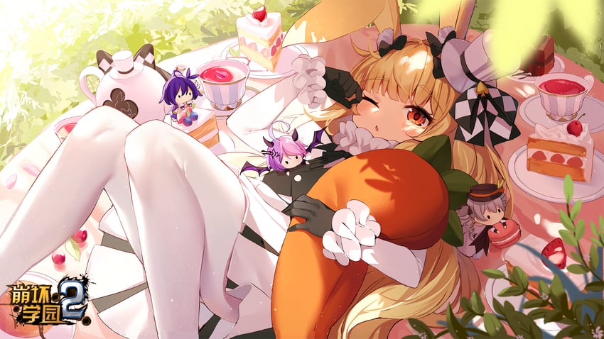 bronya zaychik, seele vollerei, sin mal, and maggie (honkai and 1 more)