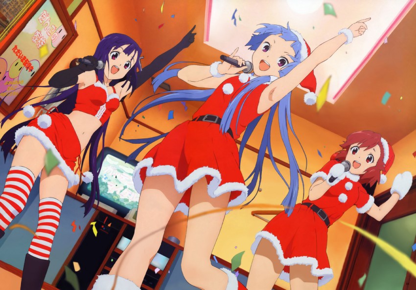 nagi, zange, and aoba tsugumi (clannad and 2 more) drawn by takata_youko
