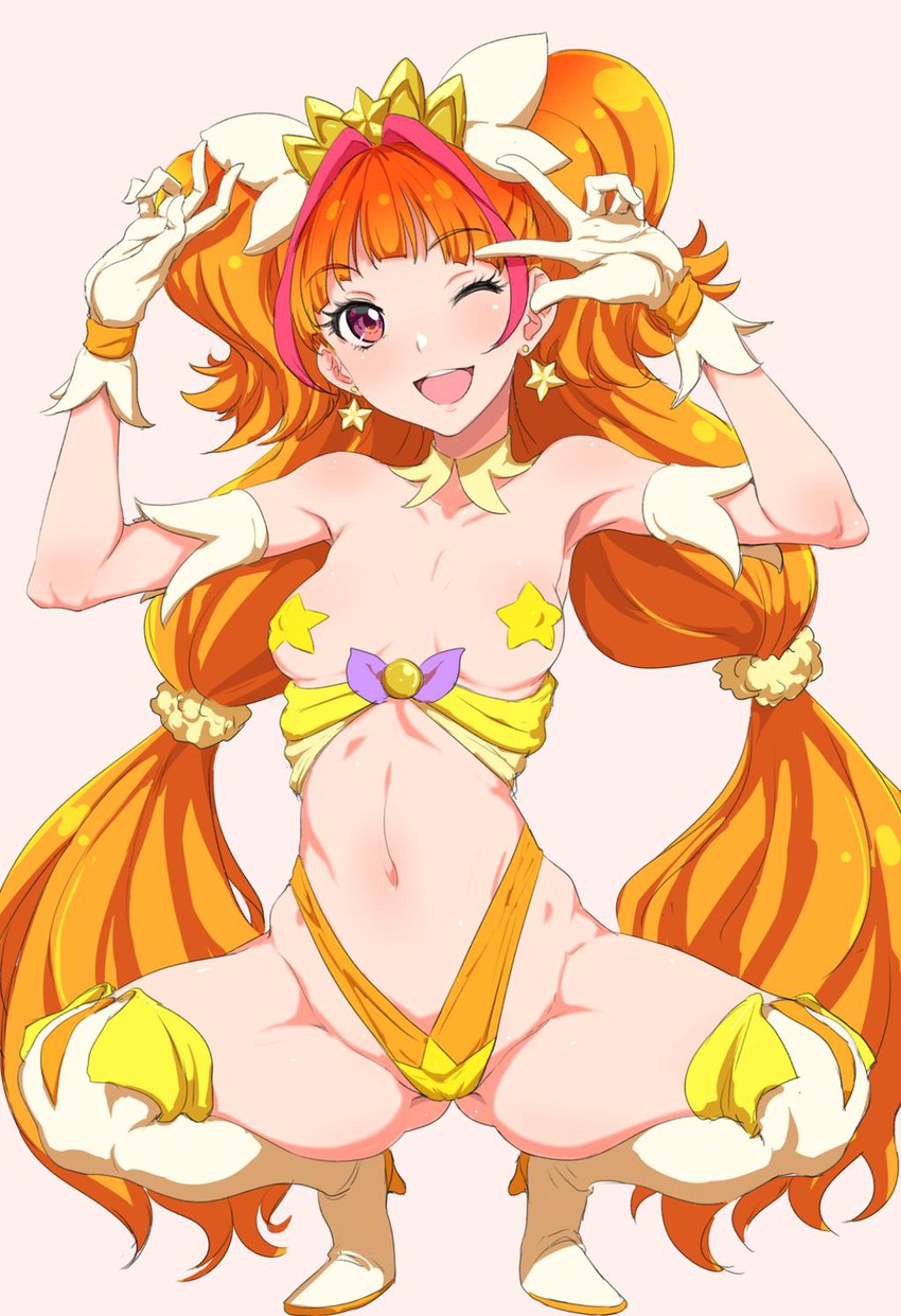amanogawa kirara and cure twinkle (precure and 1 more) drawn by clearite