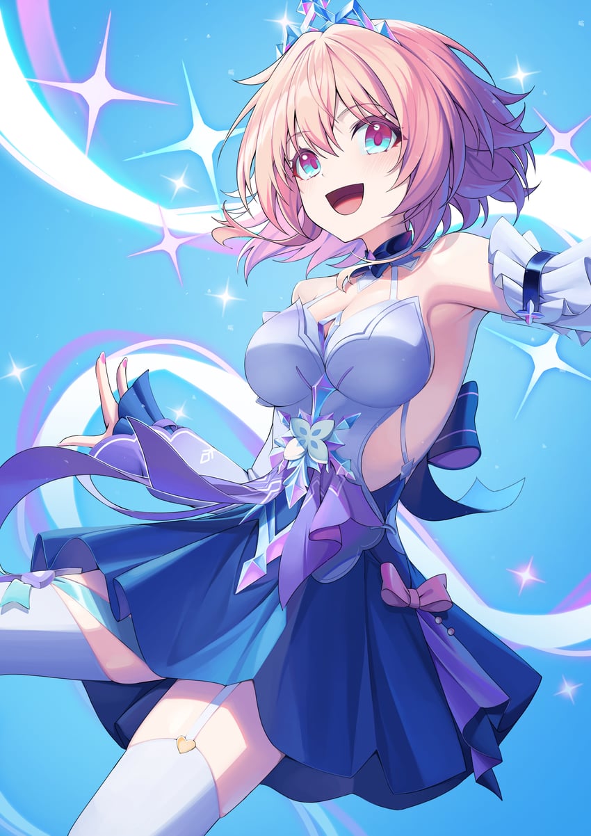 march 7th (honkai and 1 more) drawn by sora_(men0105)