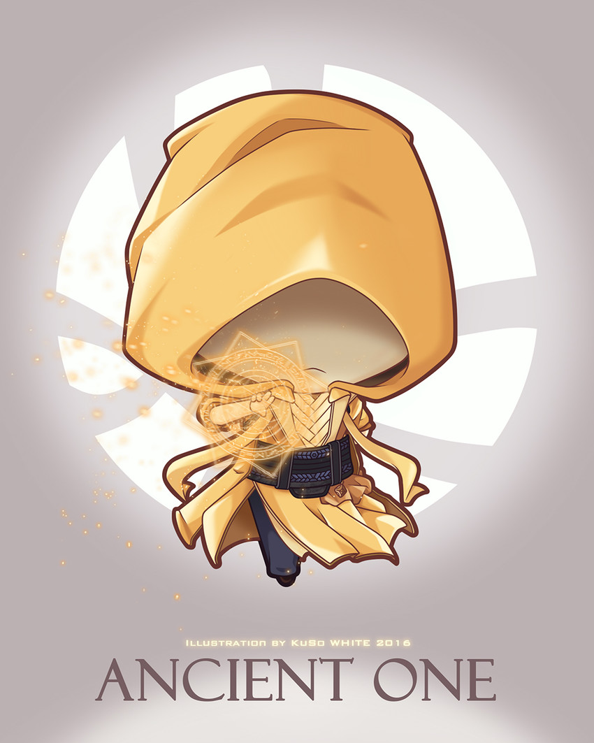 ancient one (marvel and 2 more) drawn by kuso_white