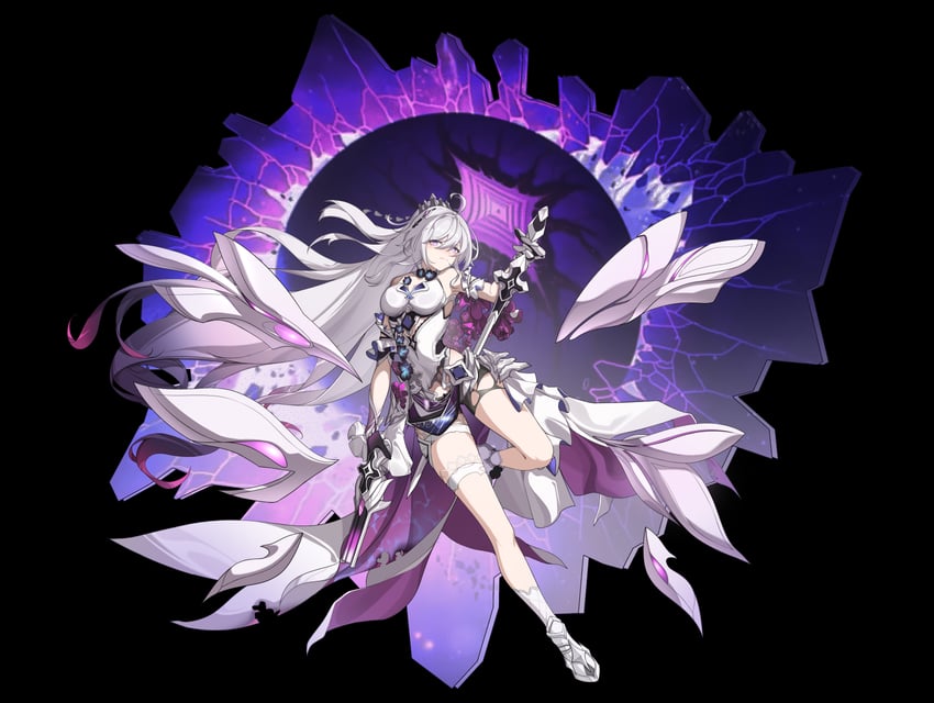 kiana kaslana (honkai and 1 more) drawn by estpoetry