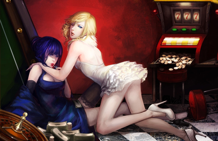 stocking and panty (panty & stocking with garterbelt) drawn by noa_ikeda
