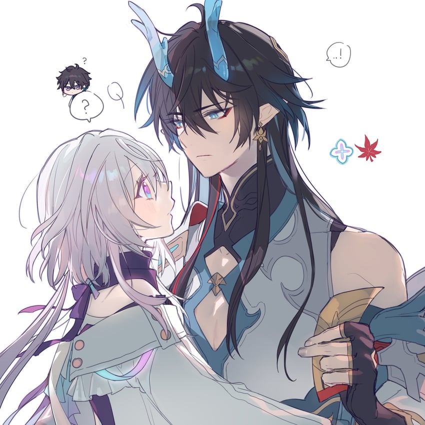 dan heng and eileen (honkai and 1 more) drawn by sp0i0ppp
