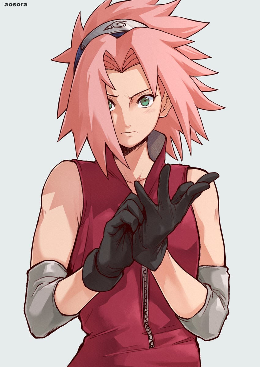 haruno sakura (naruto and 1 more) drawn by aosora2823