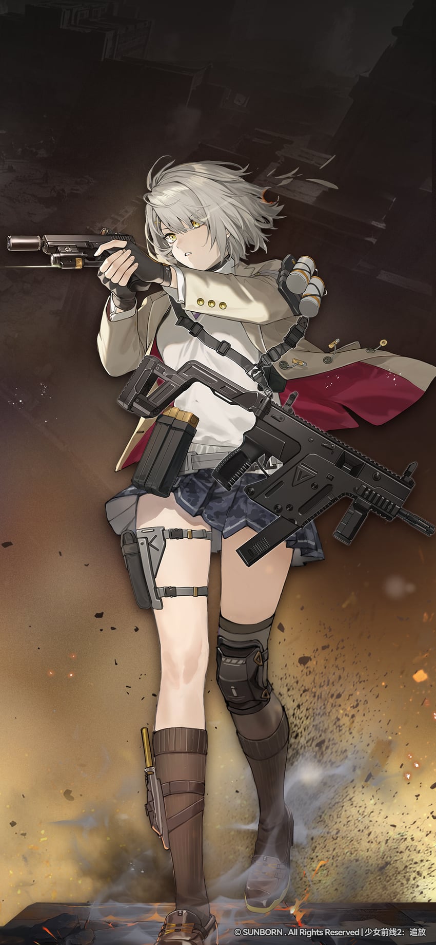 vector (girls' frontline and 1 more) drawn by saikoro_xiangcai_miaomiao_wu