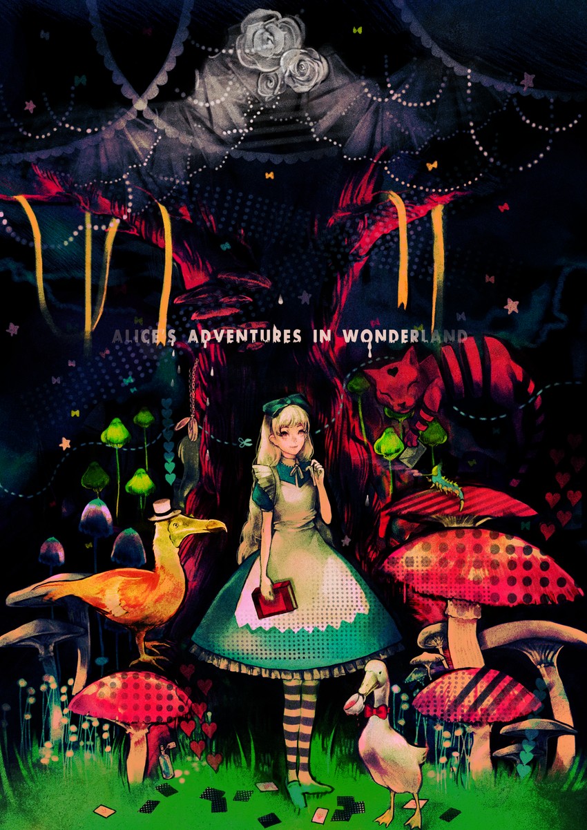 alice (alice's adventures in wonderland) drawn by moriko06