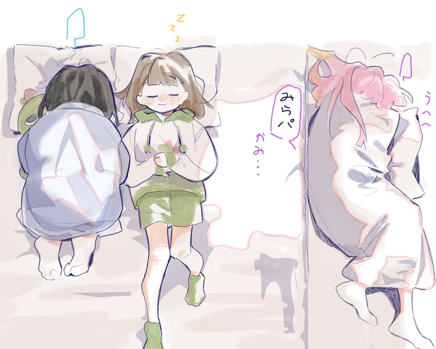 momose ginko, anyoji hime, kachimachi kosuzu, and gonzales (love live! and 1 more) drawn by pipi_(m1x_mix)