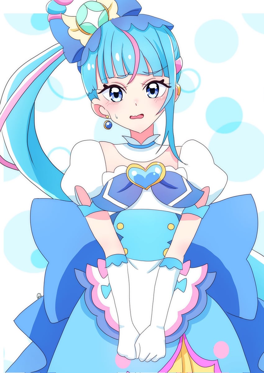 sora harewataru, cure sky, and cure spicy (precure and 1 more) drawn by momotarouooi