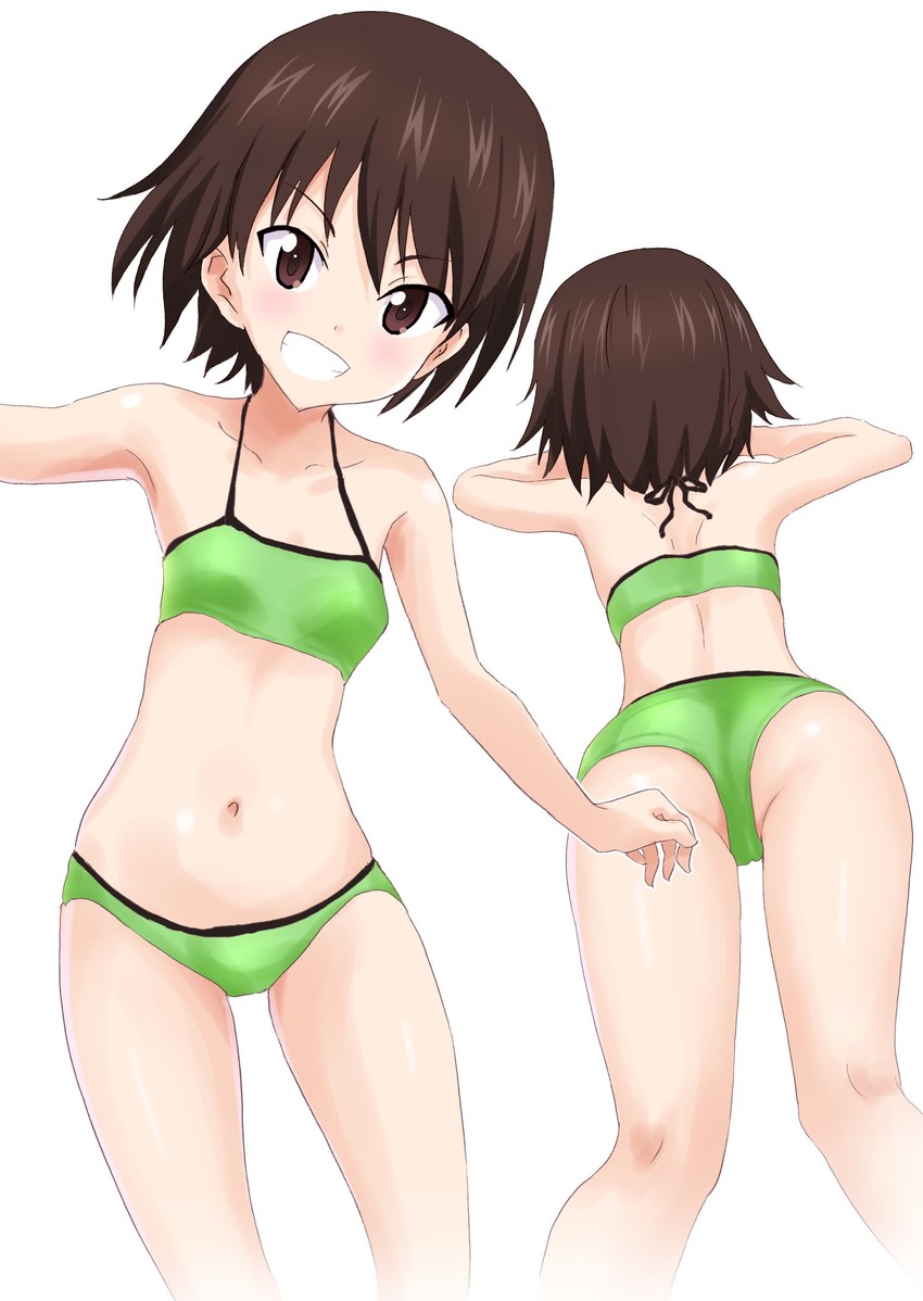isobe noriko (girls und panzer) drawn by gin'you_haru