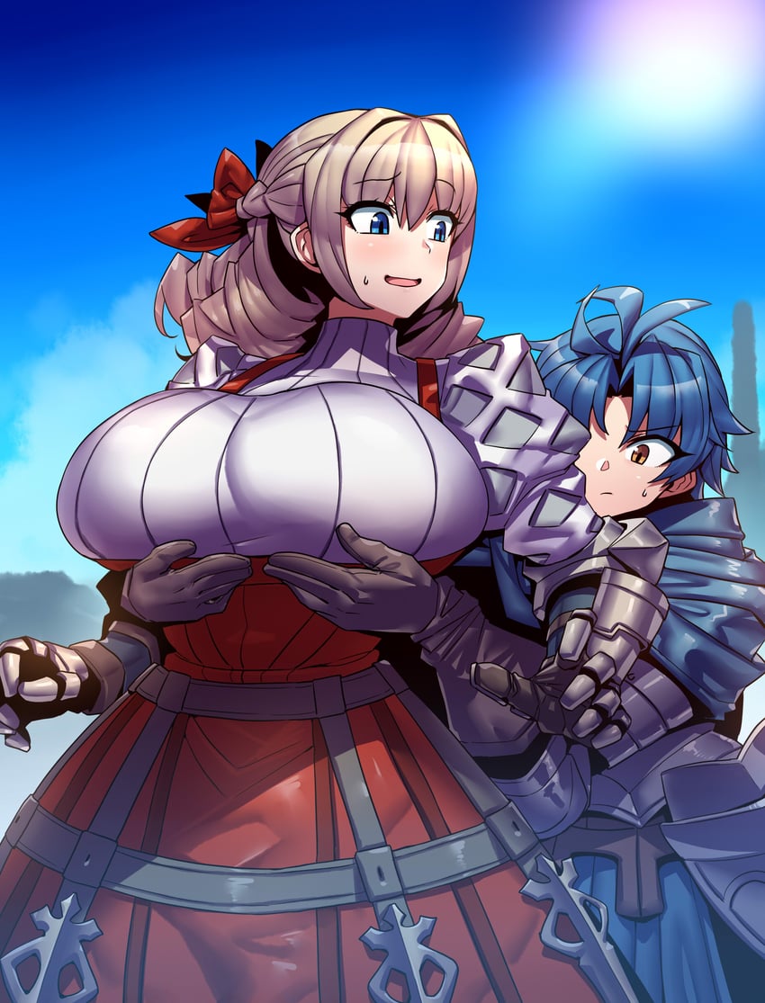 scarlett and alain (unicorn overlord) drawn by tukiwani