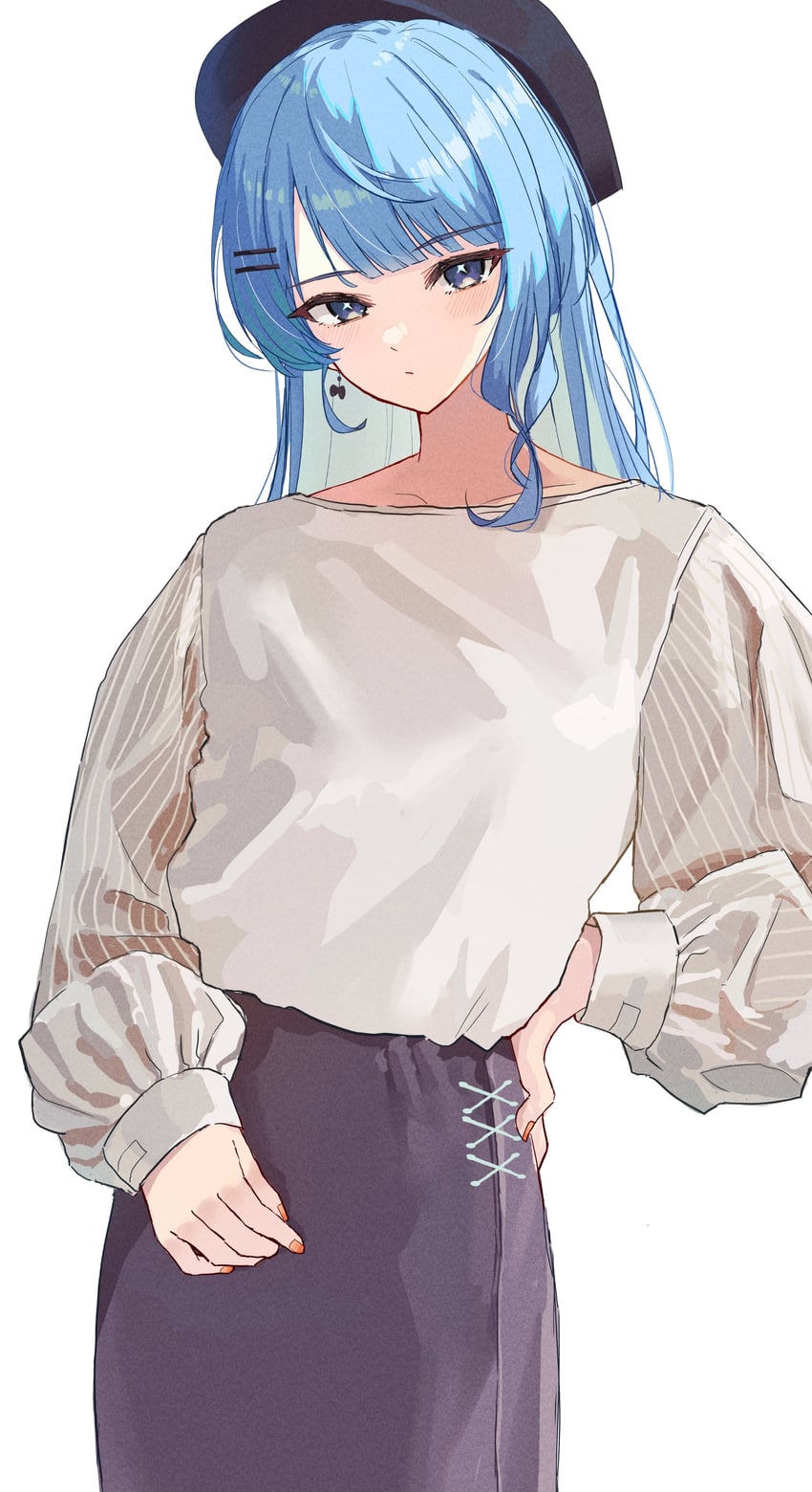 hoshimachi suisei (hololive) drawn by tagosaku_(tatsukiuma0329)