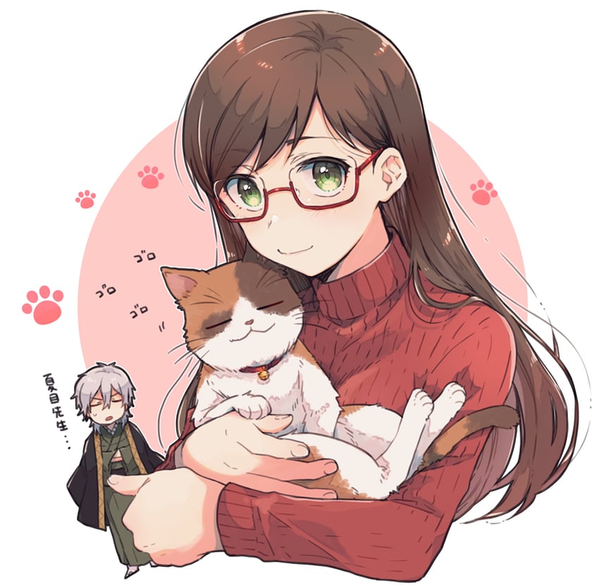 fukuzawa yukichi, natsume souseki, and haruno kirako (bungou stray dogs) drawn by karinoaaa