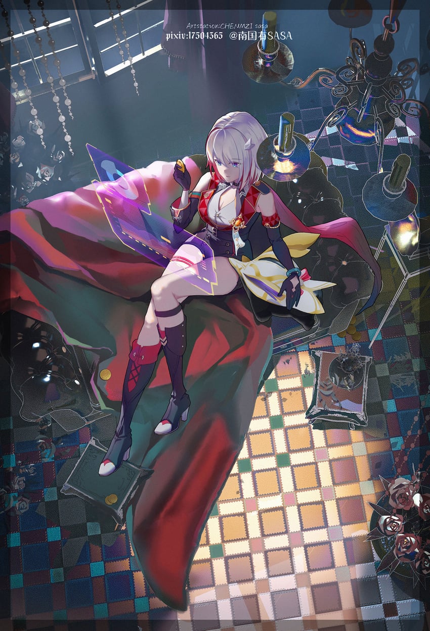 topaz (honkai and 1 more) drawn by chenmzi_sasa