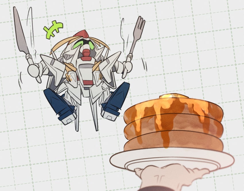 xi gundam (gundam and 2 more) drawn by macha@meshi