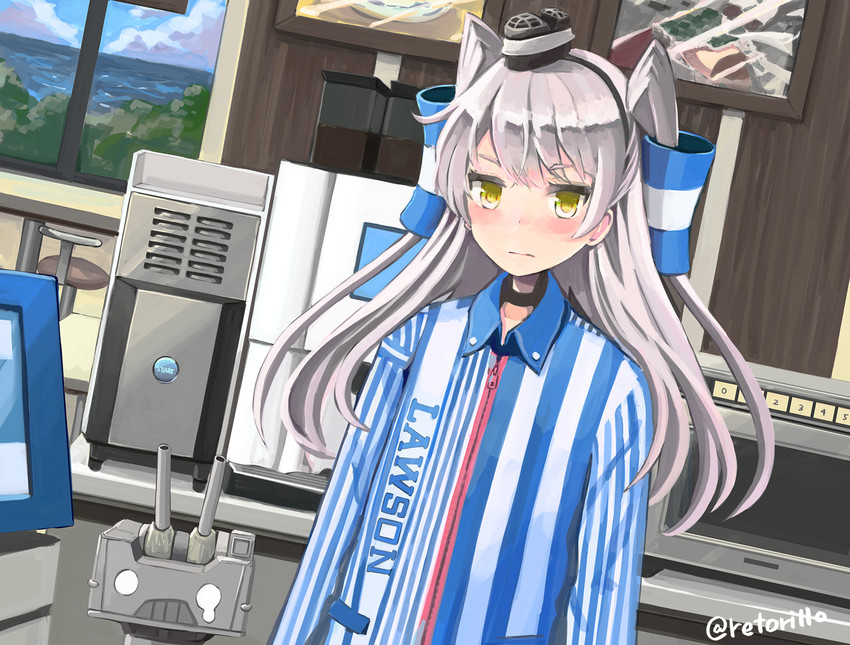 amatsukaze and rensouhou-kun (kantai collection and 1 more) drawn by retorillo