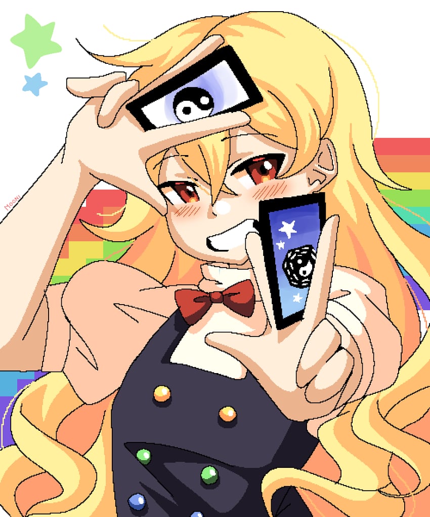 kirisame marisa (touhou and 1 more) drawn by moonii_desu