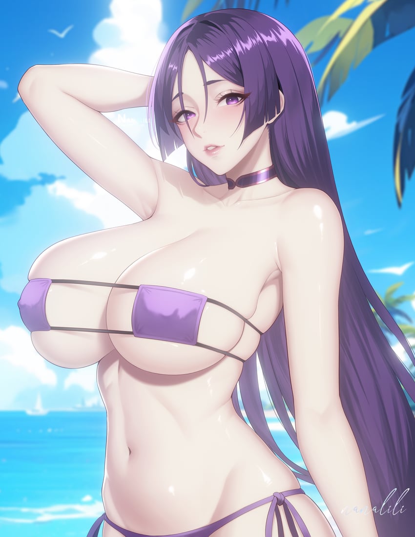 minamoto no raikou (fate and 1 more) drawn by nanalili