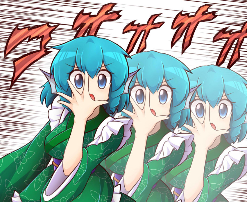 wakasagihime (touhou and 1 more) drawn by wool_(miwol)