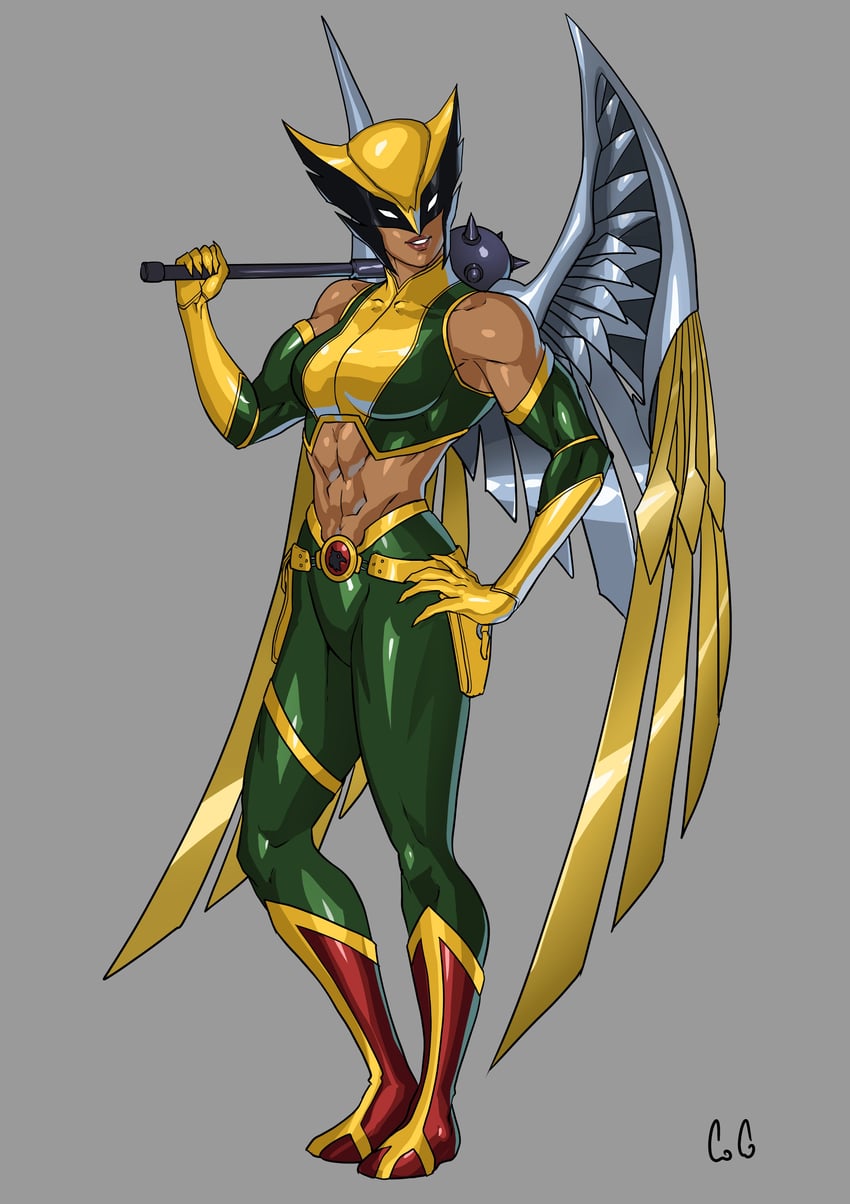 hawkgirl (dc comics and 2 more) drawn by cody_conyers_(stellaravenger)