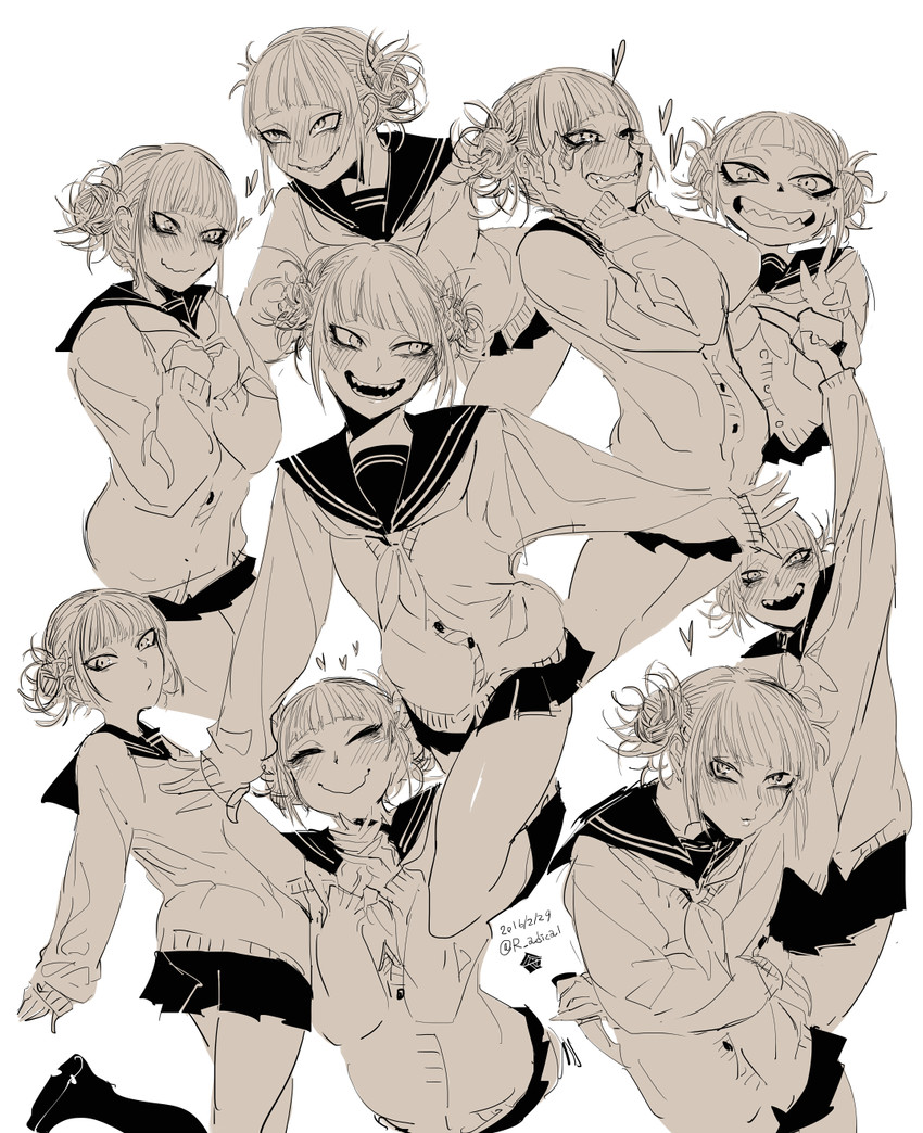 toga himiko (boku no hero academia) drawn by mado_(mukade_tou)