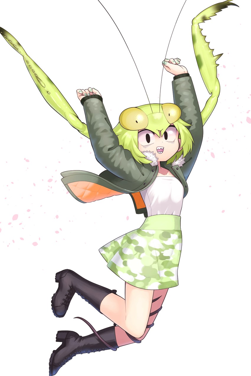 mantis akiyama (original and 1 more) drawn by evolvingmonkey