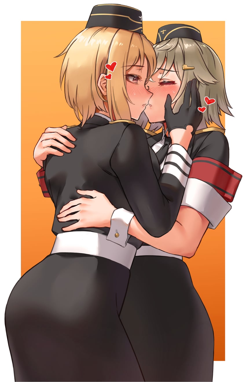 mp40 and mp41 (girls' frontline) drawn by toryu_fufu