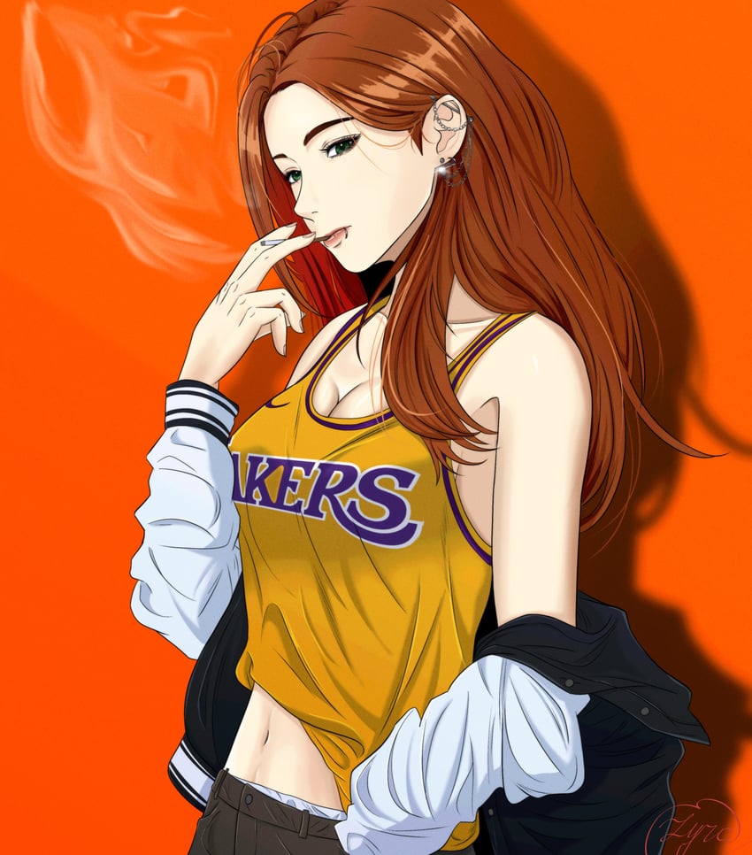 huh yun-jin (real life and 3 more) drawn by imlyra
