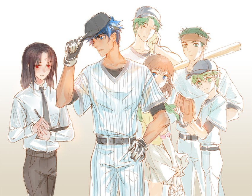 ike, soren, mist, boyd, oscar, and 1 more (fire emblem and 1 more) drawn by novice_(o_novice)