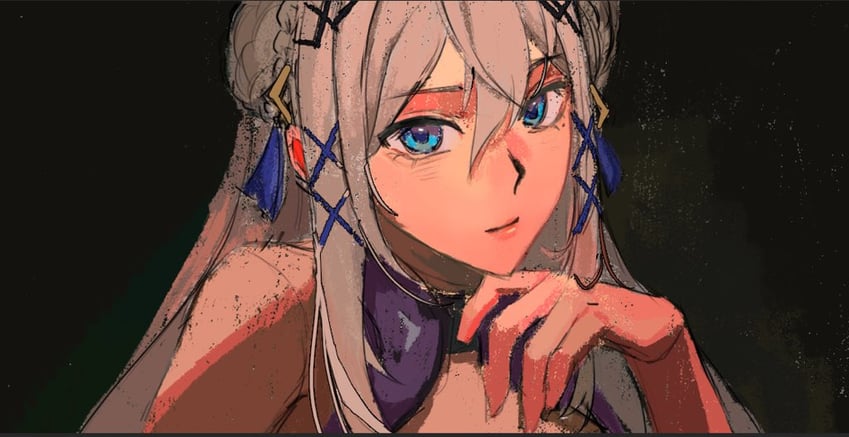 victoria brightshield (nijisanji and 1 more) drawn by lsm