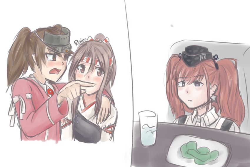 ryuujou, zuihou, and atlanta (kantai collection) drawn by raion_(raionart)