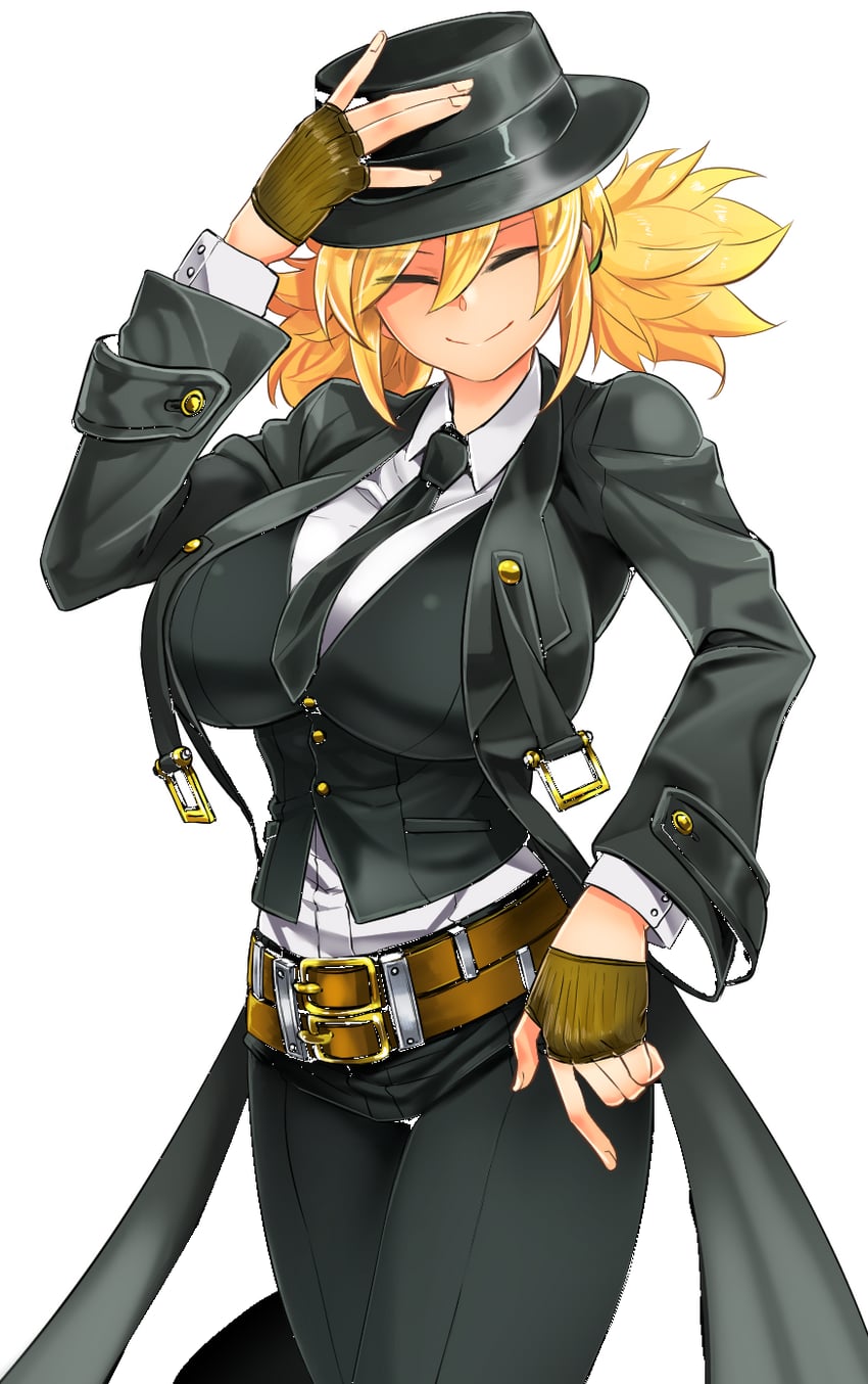 hazama and yuki (blazblue and 2 more) drawn by komota_(kanyou_shoujo)