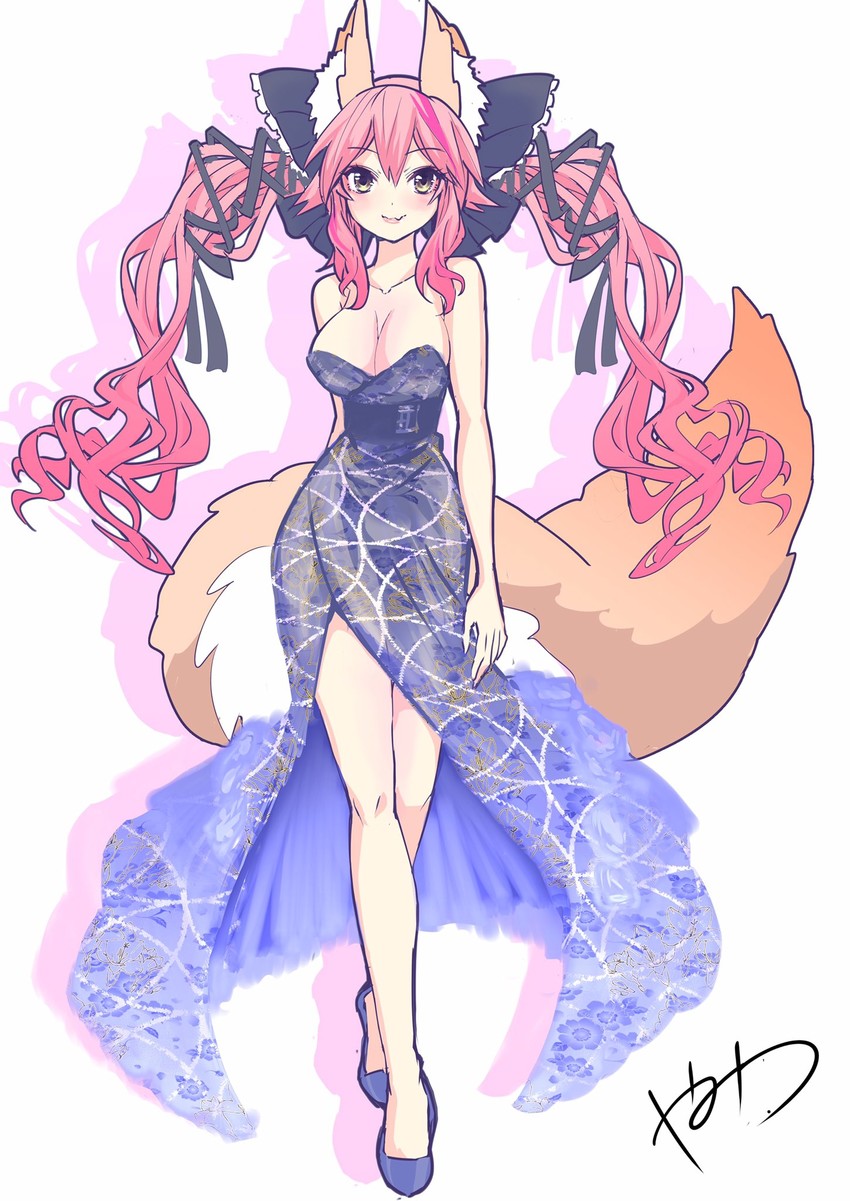 tamamo and tamamo no mae (fate and 2 more) drawn by wisespeak