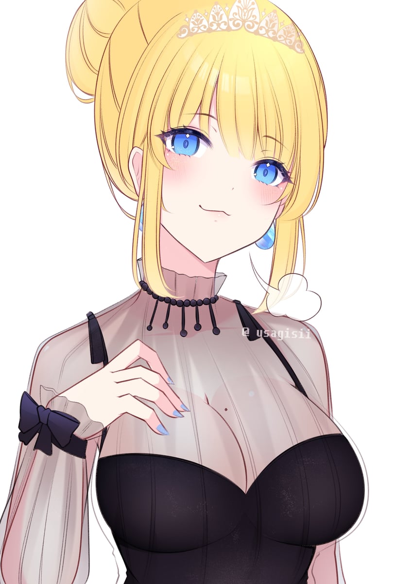 watson amelia (hololive and 1 more) drawn by usagisii