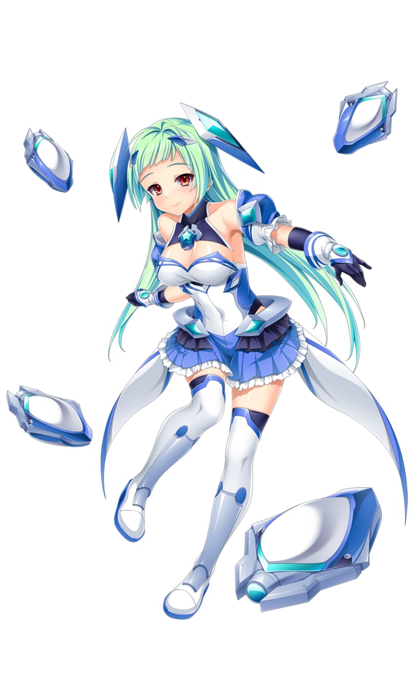 kunijima chiaki and exs-tia aqua (kouyoku senki exs-tia concert) drawn by kamitsurugi_ouka