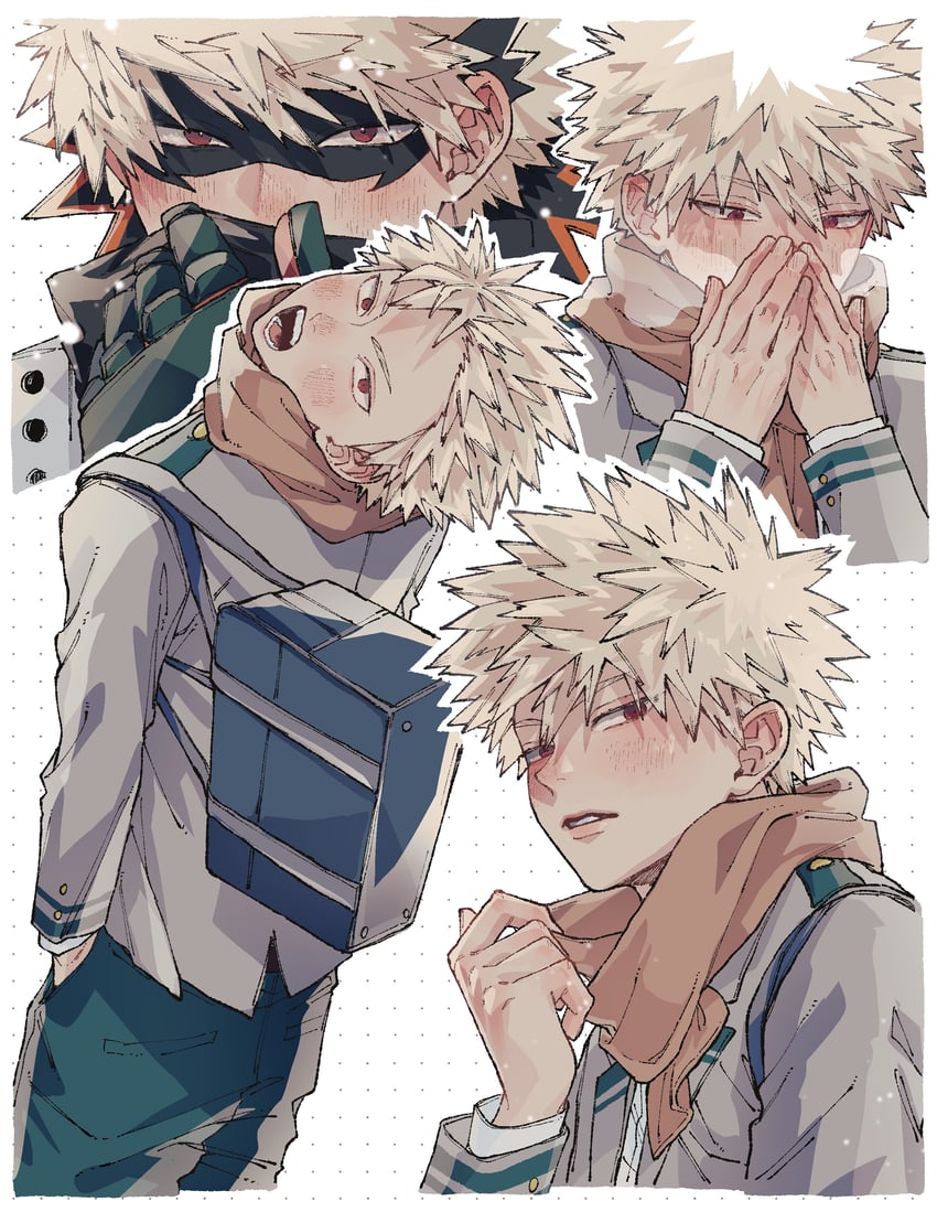 bakugou katsuki (boku no hero academia) drawn by kome_uo