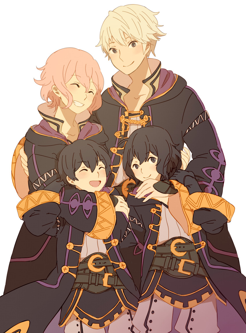 female robin, male robin, female morgan, and male morgan (fire emblem and 1 more) drawn by ai-wa